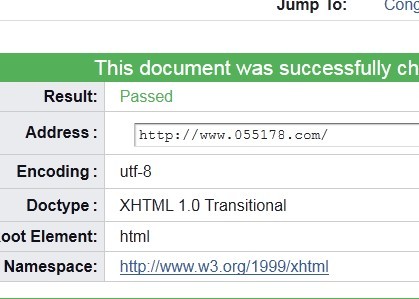 m.fn9c.com通過了w3c驗證